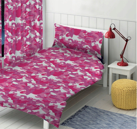 POŚCIEL MORO PANTERKA RÓŻOWA MŁODZIEŻOWA 200X200