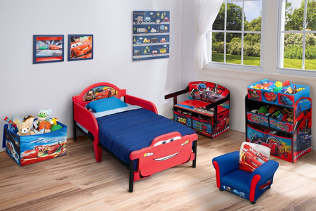 DISNEY CARS AUTA AUTO FOTEL FOTELIK TAPICEROWANY