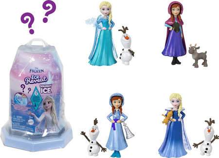 KRAINA LODU FROZEN ICE REVEAL MAŁA LALKA 6 NIESPODZIANEK MATTEL HRN72