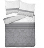 EKSKLUZYWNA SZARA BIAŁA KOMPLET POŚCIEL 200X220