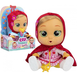 CRY BABIES LALKA CZERWONY KAPTUREK PŁACZĄCY BOBAS