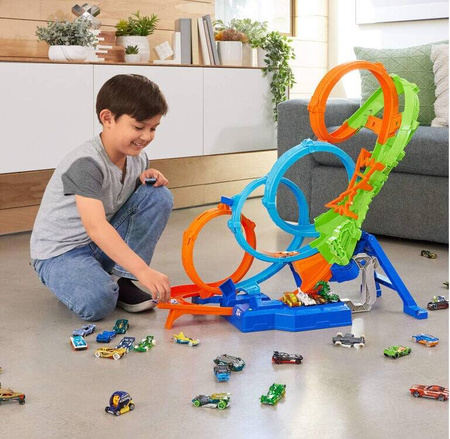 HOT WHEELS TORY POCZWÓRNA PĘTLA KRAKS ZESTAW ZE STREFĄ KRAKS AUTKO HXR70