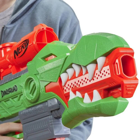 NERF DINO SNAJPERKA AUTOMAT PISTOLET REX-RAMPAGE KARABIN DINOSQUAD STRZAŁKI