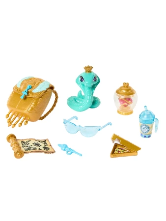 Monster High Lalka podstawowa Cleo De Nile zwierzątko Kobra Hissette HXH74