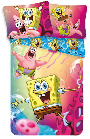 SPONGEBOB PATRYK POŚCIEL DZIECIĘCA 140X200