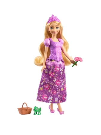 DISNEY PRINCESS ROSZPUNKA LALKA Z BAJKI ZAPLĄTANI KSIĘŻNICZKA ZESTAW 2w1