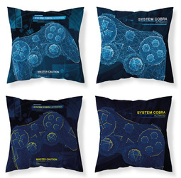 PAD GAMER GRA PODUSZKA ŚWIECĄCA JASIEK + WKŁAD