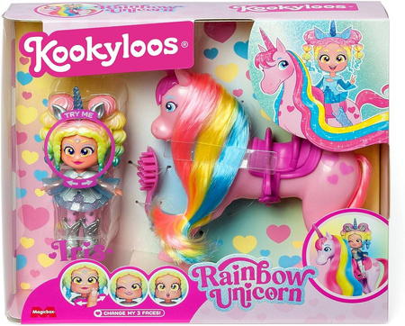 KOOKYLOOS RAINBOW UNICORN TĘCZOWY JEDFNOROŻEC KONIK LALECZKA IRIS