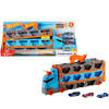 HOT WHEELS TRANSPORTER AUTEK 2w1 ROZKŁADANE TORY WYŚCIGOWE + 3 autka