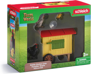 Figurki Schleich 42572 Farm Przenośny kurnik Zestaw figurek Gospodarstwo