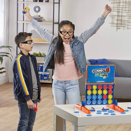 HASBRO GRA Connect 4 Blast ZRĘCZNOŚCIOWA NERF