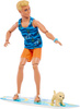 LALKA MATTEL BARBIE KEN SURFER AKCESORIA PIESEK