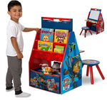 PSI PATROL TABLICA REGAŁ BIBLIOTECZKA BIURKO POJEMNIK STOLIK DZIECI 2W1