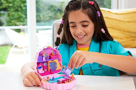 POLLY POCKET Bubble Tea Pandy Zestaw kompaktowy HWN95