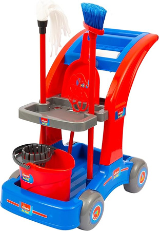 VILEDA ZESTAW DO SPRZĄTANIA DLA DZIECI WÓZEK MOP WIADRO ZABAWKA