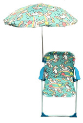 JEDNOROŻEC KRZESEŁKO KRZESŁO Z PARASOLEM LEŻAK DZIECI NA PLAŻĘ DO OGRODU