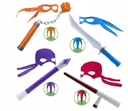 WOJOWNICZE ŻÓŁWIE NINJA KOSTIUM WOJOWNIK RAPHAEL