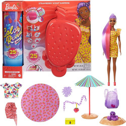 LALKA BARBIE Color Reveal Truskawka Pachnąca Pianą