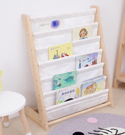 REGAŁ NA KSIĄŻKI SZAFKA ORGANIZER DLA DZIECI STOJAK PÓŁKA BIBLIOTECZKA