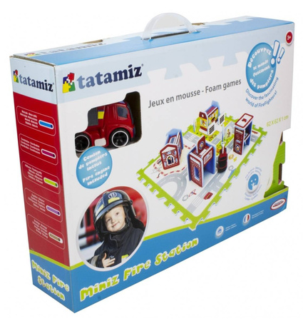 TATAMIZ Mata Piankowa edukacyjna PUZZLE STRAŻAK