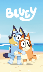 BLUEY I BINGO PIESKI KOC KOCYK PLED DLA DZIECI