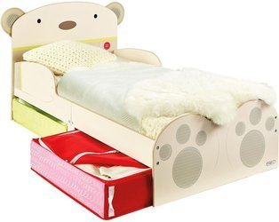 MIŚ MISIE ŁÓŻKO ŁÓŻECZK DREWNIANE SZUFLADY DZIECI