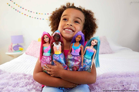 BARBIE DREAMTOPIA KSIĘŻNICZKA LALKA RÓŻOWE WŁOSY