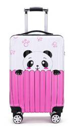 PANDA WALIZKA DZIECIĘCA DLA DZIECI BAGAŻ PODRÓŻNA NA KÓŁKACH SZYFR