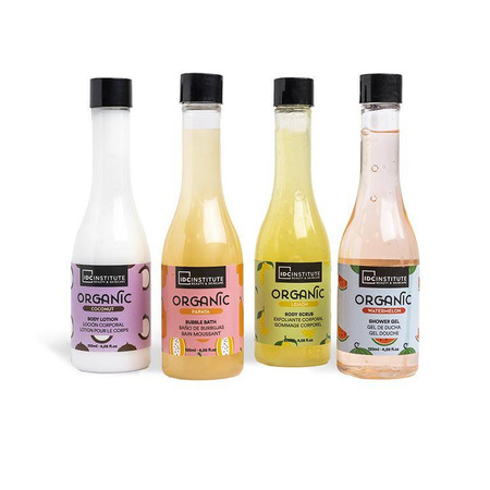 ZESTAW PREZENTOWY DO KĄPIELI CIAŁA KOSMETYKI ORGANIC ŻEL BALSAM PEELING 4W1