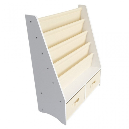 REGAŁ NA KSIĄŻKI SZAFKA ORGANIZER DLA DZIECI STOJAK PÓŁKA Biblioteczka