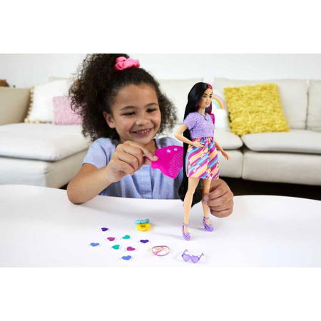 BARBIE LALKA TOTALLY HAIR FRYZURA DODATKI HCM90