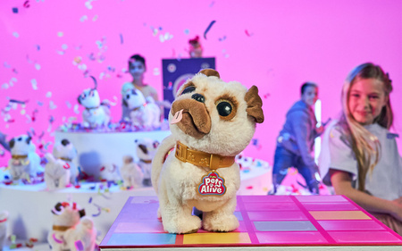 INTERAKTYWNY TAŃCZĄCY PLUSZAK MOPS ZURU PETS ALIVE