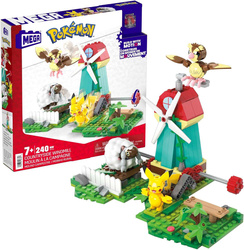POKEMON MEGA CONSTRUX KLOCKI WIEJSKI WIATRAK MATTEL ZESTAW 240 elem.
