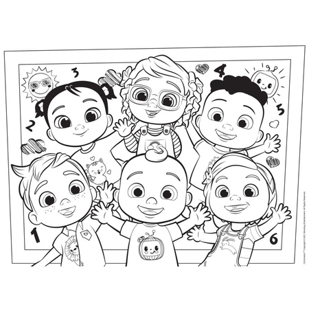 Cocomelon Puzzle 24 Maxi Floor dwustronne