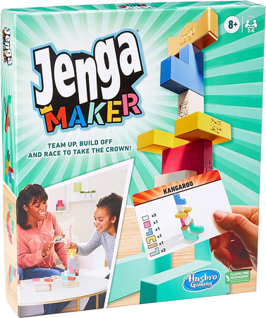 HASBRO GRA ZRĘCZNOŚCIOWA JENGA MAKER DREWNIANA