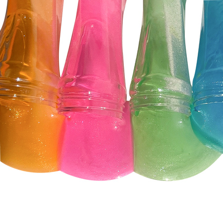 SLIME TUBKI MASA PLASTYCZNA GLUTY DUZY ZESTAW DLA DZIECI KOLOROWE 6 SZT