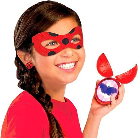 MIRACULOUS STRÓJ KOSTIUM BIEDRONKI ZESTAW PRZEBRANIE BIEDRONKA MASKA JOJO