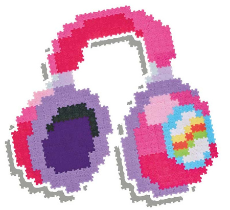 Puzzelki Pixelki Jixelz Fat Brain Toy. Rolki Mini Puzzle 1250 elem 2 wzory