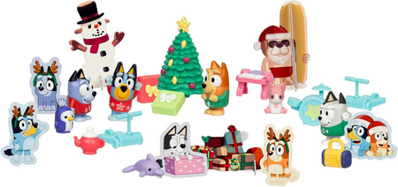 BLUEY I BINGO Kalendarz Adwentowy 24 niespodzianki Figurki akcesoria