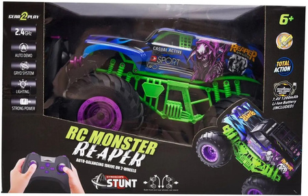 RC Monster Reaper Monster Truck Auto LED ZDALNIE STEROWANE AKUMULATOR