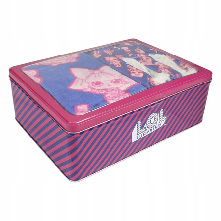 LOL CIEPŁY KOC KOCYK KAPCIE BUTY ZESTAW PREZENTOWY