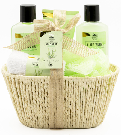 BCS KOSZ ZESTAW PREZENTOWY NA ŚWIĘTA KOSMETYKÓW DO CIAŁA KĄPIELI SPA