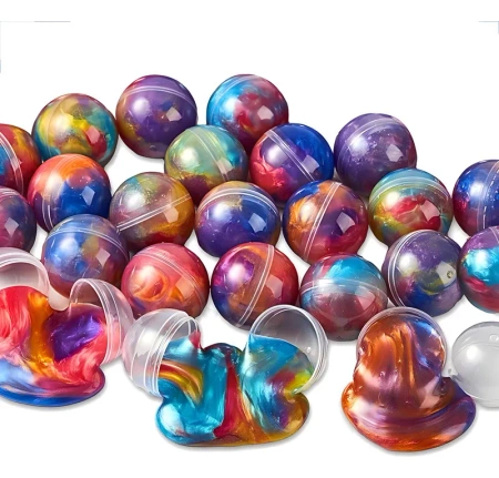 GALAXY SLIME KOSMOS ZABAWKI SENSORYCZNE ZESTAW KOSMICZNYCH GLUTÓW