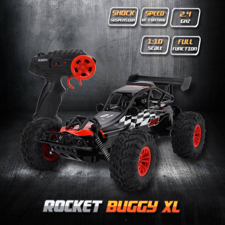 AUTO WYŚCIGOWE BUGGY ZDALNIE STEROWANE RC SAMOCHÓD AKUMULATOR ROCKET XL