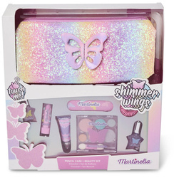 MARTINELIA ZESTAW DO MAKIJAŻU KOSMETYKI DZIECI + KOSMETYCZKA