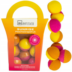 IDC ZESTAW KULE MUSUJĄCE DO KĄPIELI OWOCOWE 8 szt BRZOSKWINIA GREJFRUT