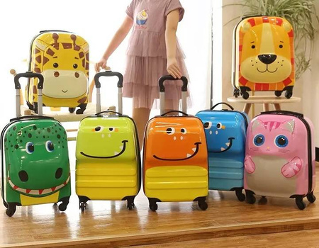 KROKODYL DINOZAUR 3D WALIZKA DZIECI BAGAŻ KABINOWA