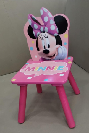 DISNEY MYSZKA MINNIE MIKI MINI RÓŻOWE KRZESEŁKO KRZESŁO