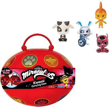 MIRACULOUS BIEDRONKA I CZARNY KOT KWAMI FIGURKA NIESPODZIANKA BOX