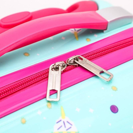 JEDNOROŻEC UNICORN ZESTAW WALIZKA KABINOWA DZIECI BAGAŻ PODRÓŻNA + PLECAK